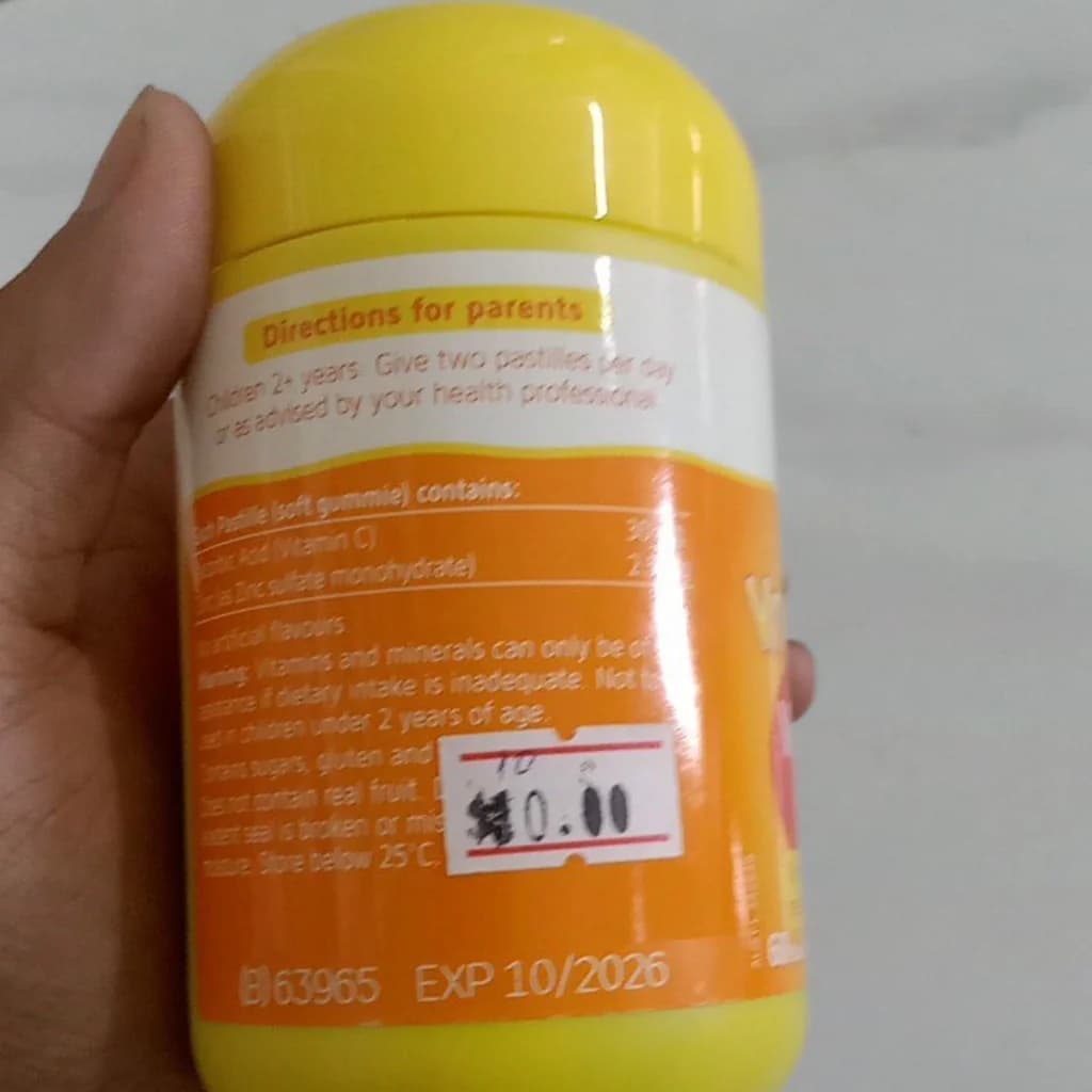 Vitamin C + Zinc Not available