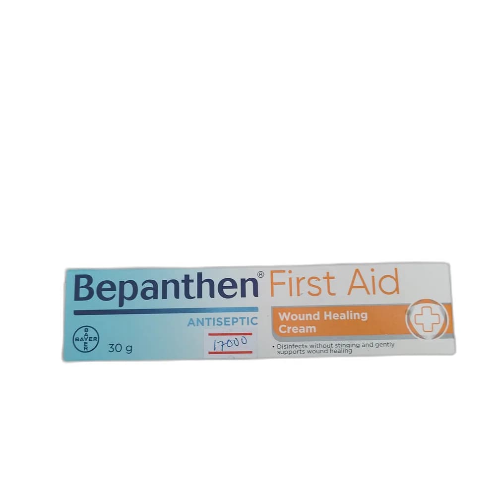 Bepanthen First Aid 50 mg dexpanthenol and 5 mg chlorhexidine hydrochloride per gram