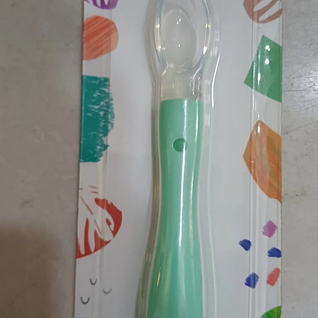 Baby silicone spoon
