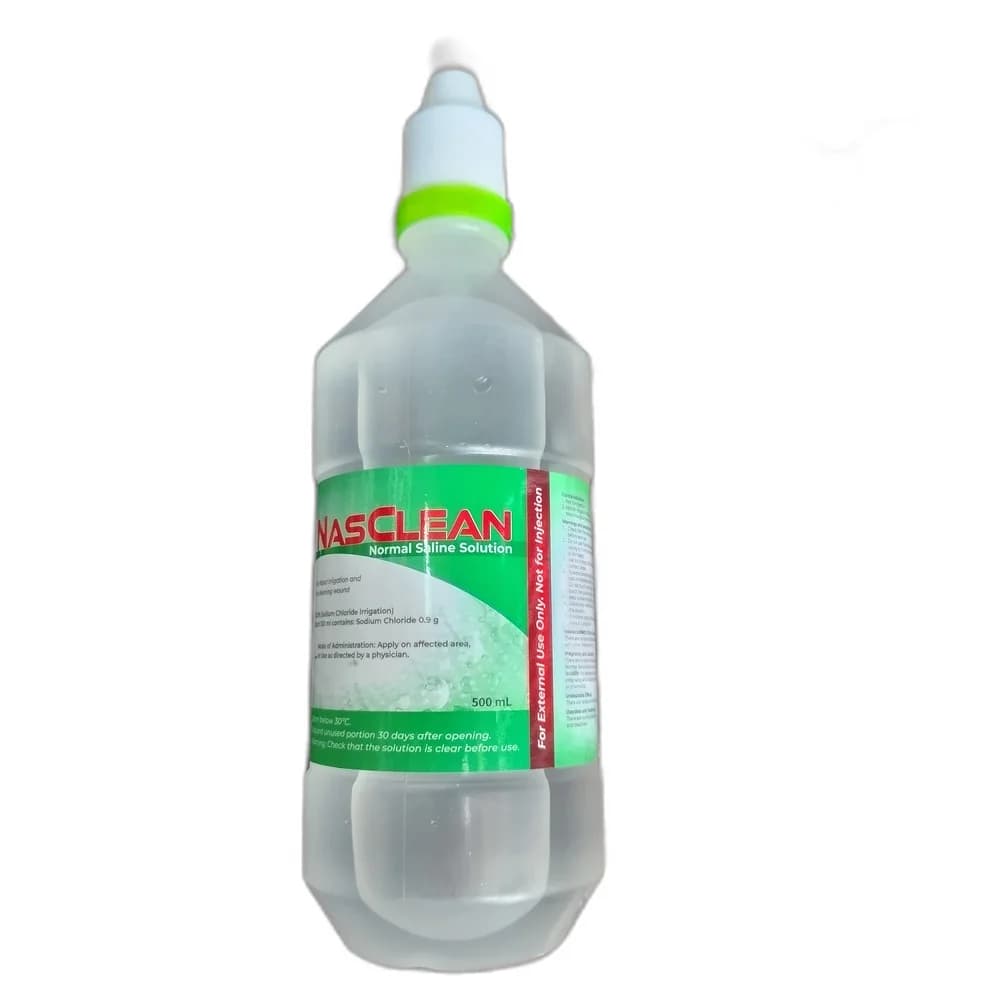 NasClean Normal Saline Solution 0.9% (500 mL)