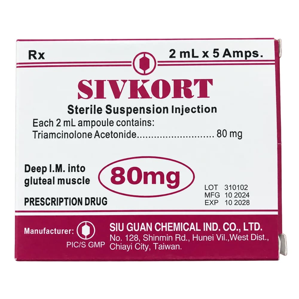 Sivkort 80 mg / 2 ml
