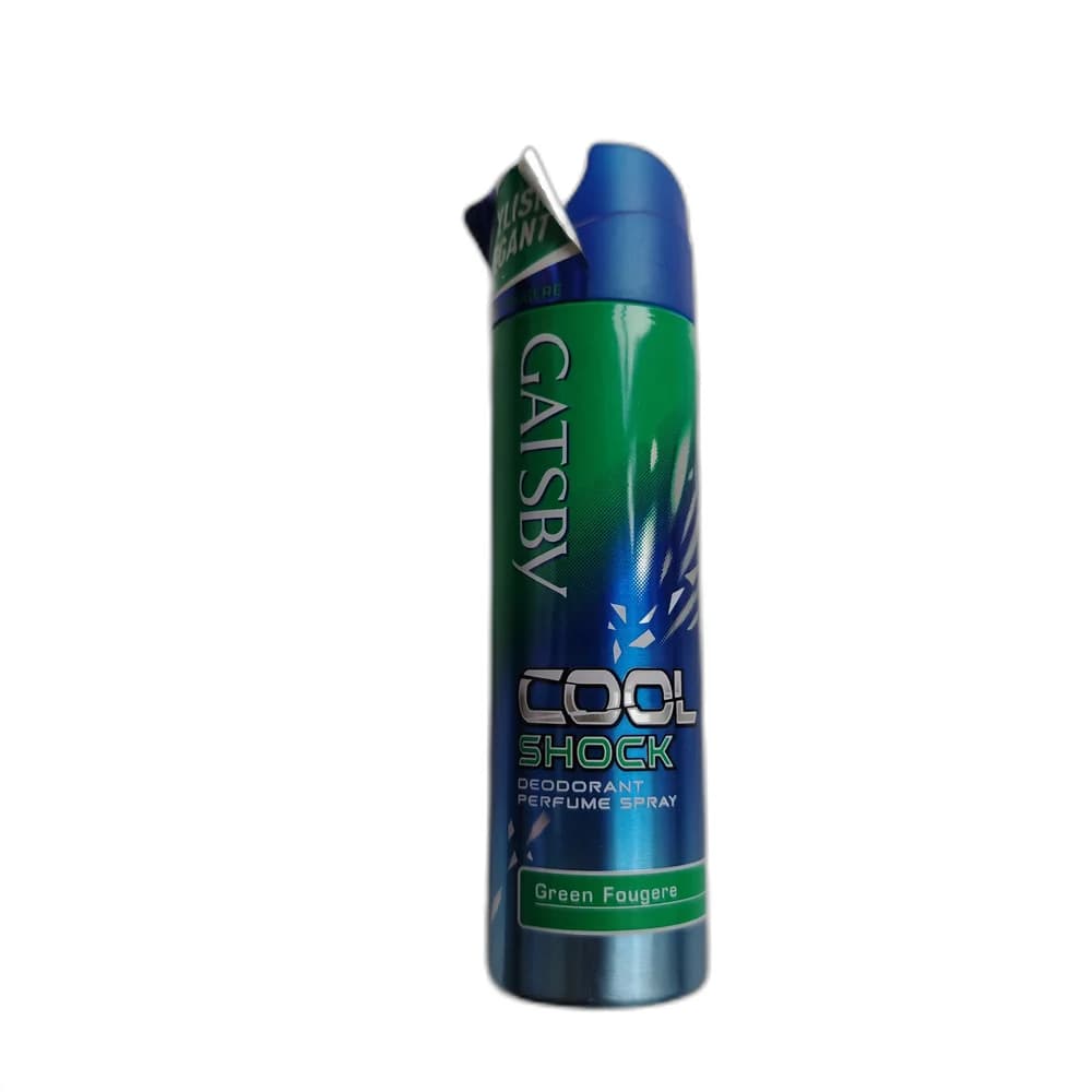 Gatsby Cool Shock Deodorant Perfume Spray (Green Fougere) 175ml 175 ml