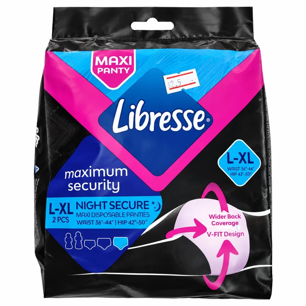 Libresse Night Secure Maxi Disposable Panties (Size L-XL variant)