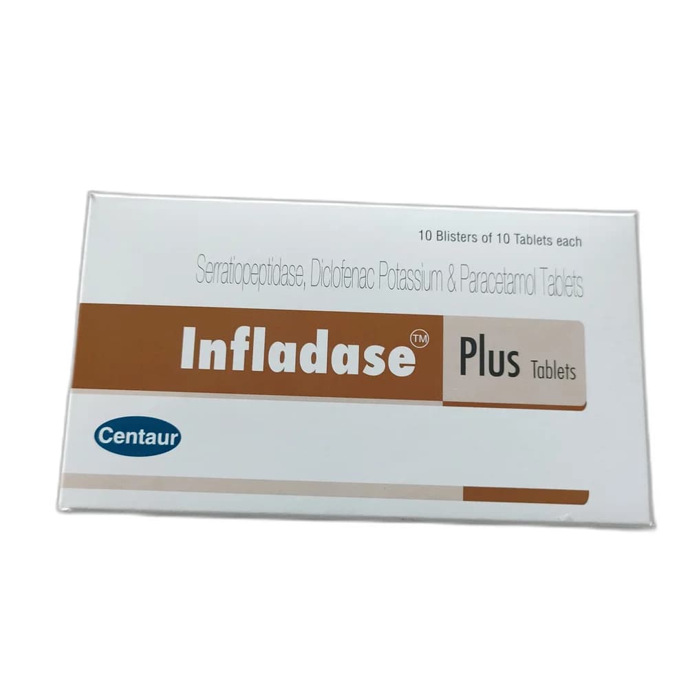Infladase Plus Tablets 10 mg / 50 mg / 325 mg