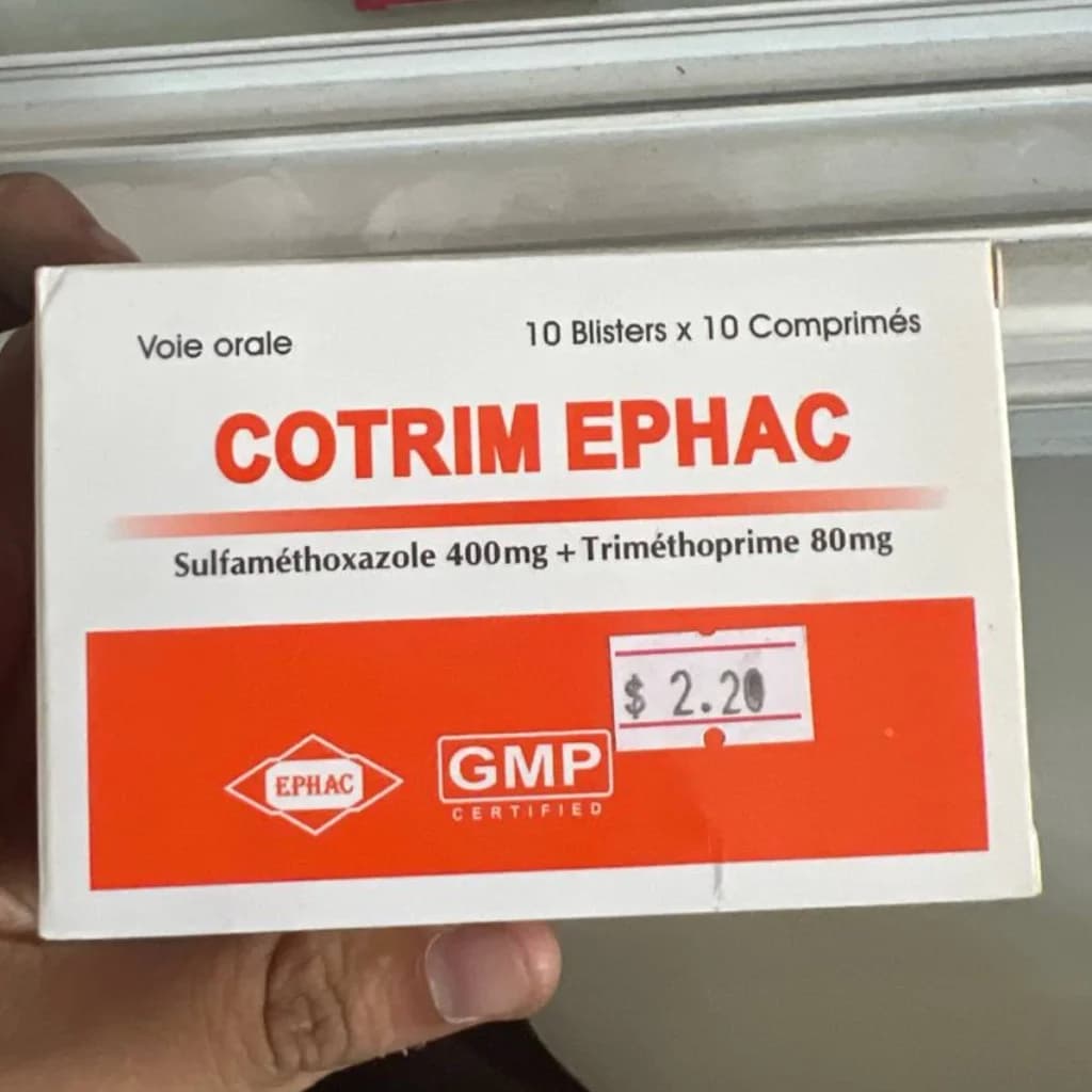 COTRIM EPHAC Sulfamethoxazole 400 mg + Trimethoprime 80 mg