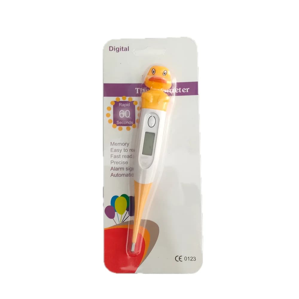 Digital Thermometer Duck Cartoon