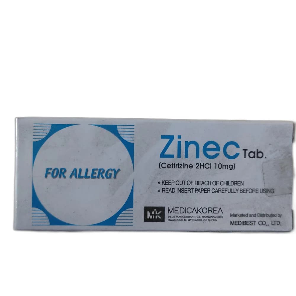Zinec Tab 10 mg