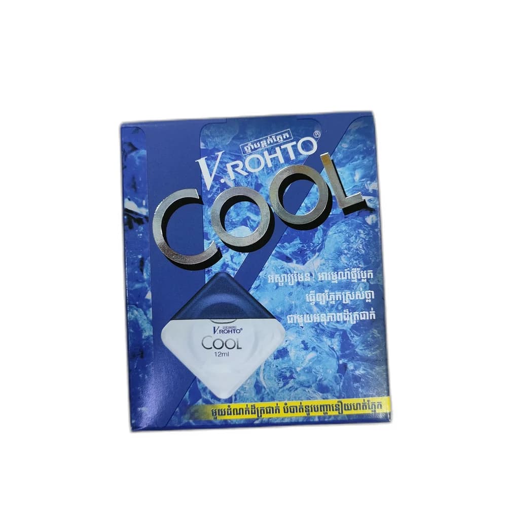V.Rohto Cool Potassium L-aspartate 120 mg + Allantoin 24 mg + Pyridoxine HCl 12 mg per 12 mL