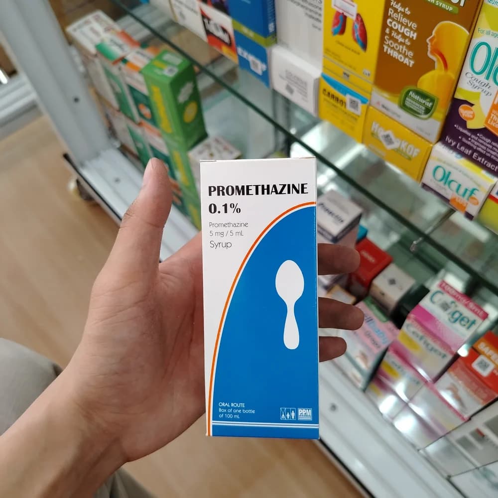 Promethazine 5 mg/5 mL (0.1%)