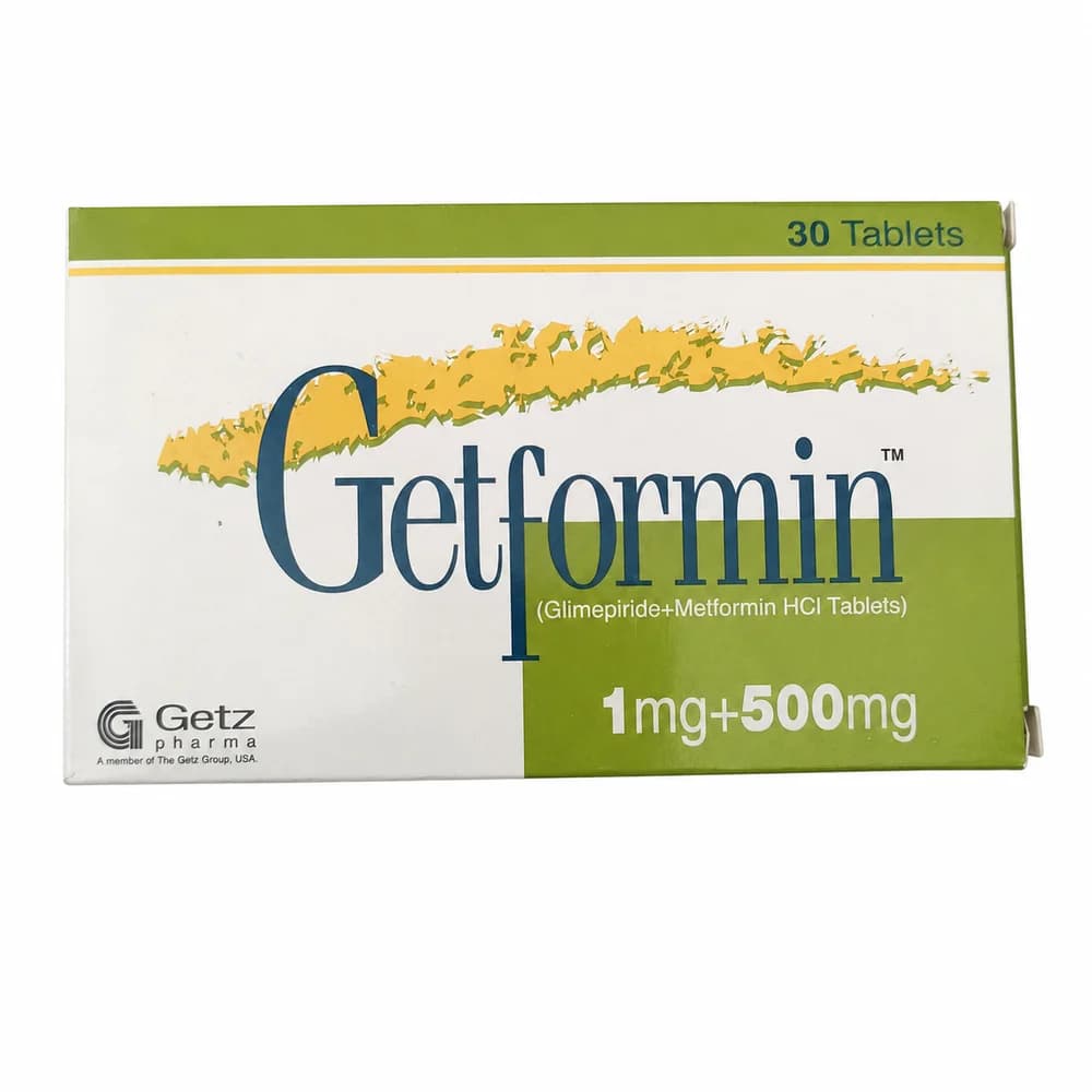 Getformin 1 mg / 500 mg