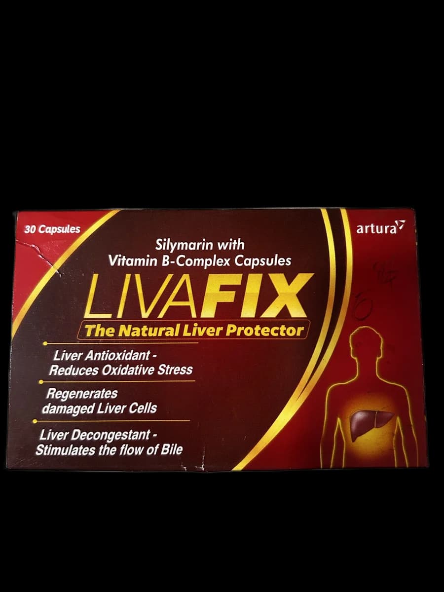 LivaFix Silymarin 140mg + Vitamin B Complex