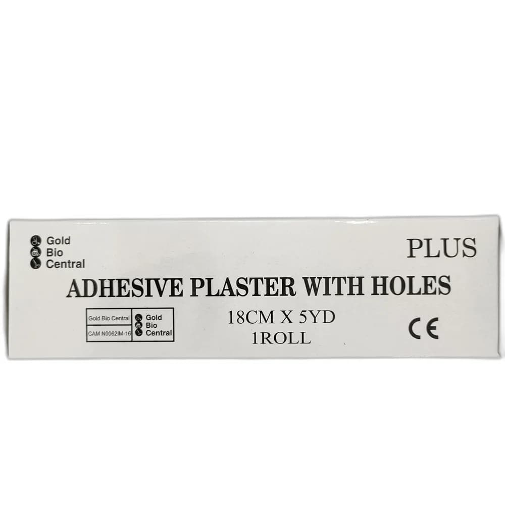 Gold Bio Central Adhesive Plaster with Holes Plus