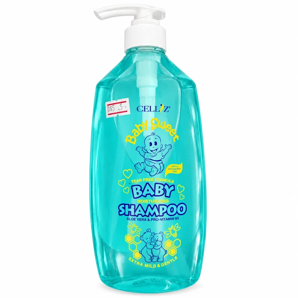 Celliz Baby Sweet Moisturizing Shampoo with Aloe Vera & Pro-Vitamin B5 800 mL