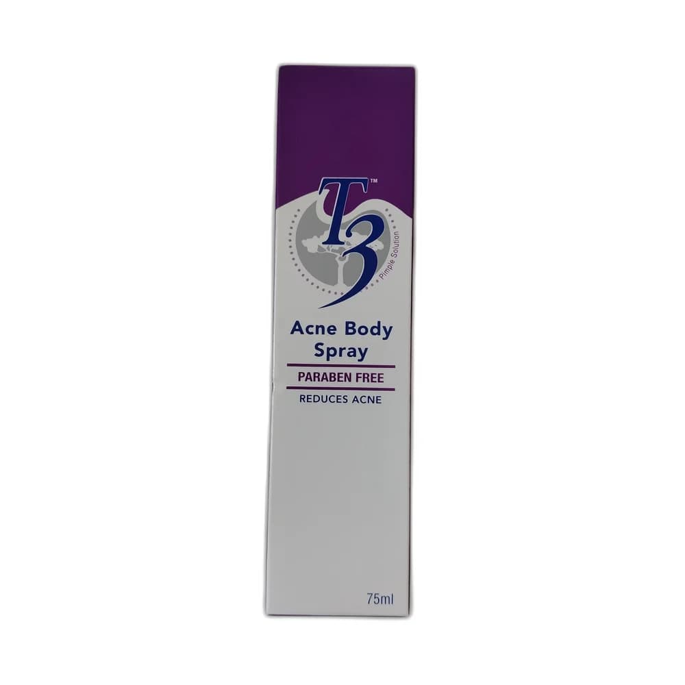 T3 Acne Body Spray, 75 mL