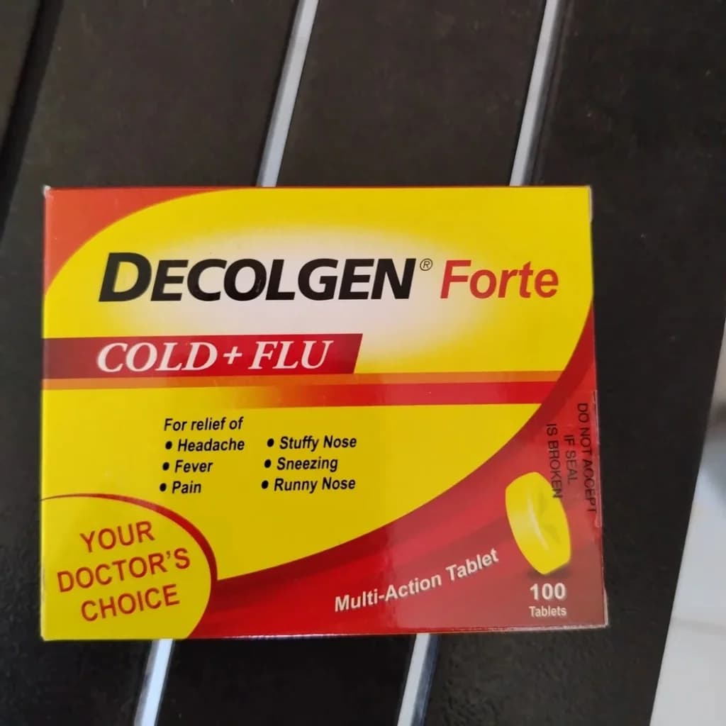 Decolgen Forte Multi-action cold and flu tablet