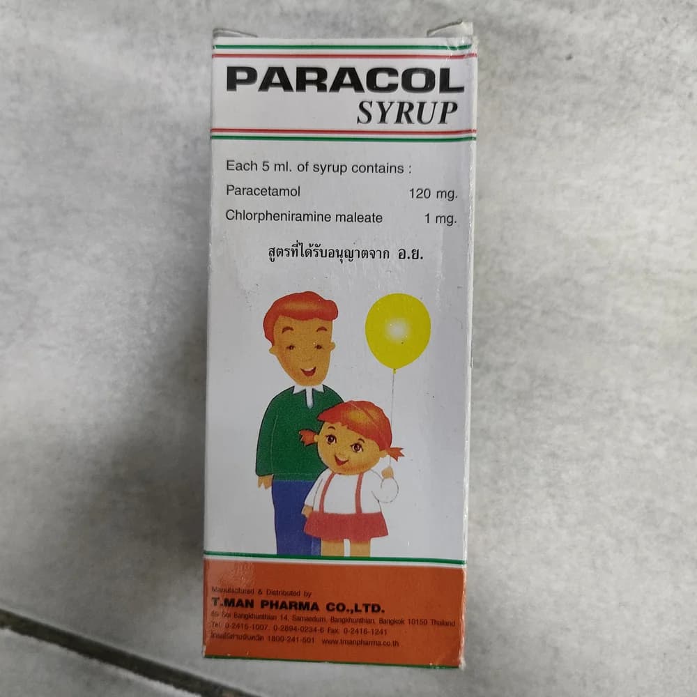 Paracol Syrup 120 mg + 1 mg / 5 mL