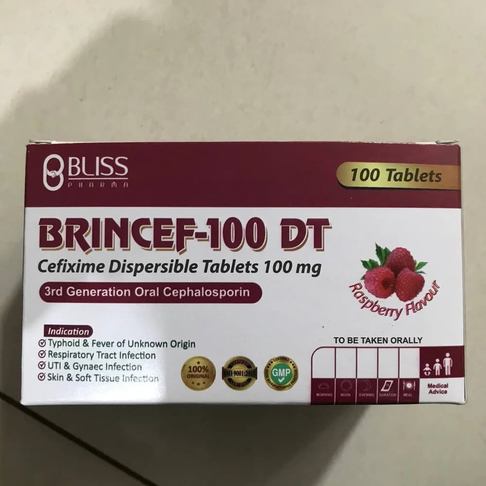 Brincef-100 DT 100 mg