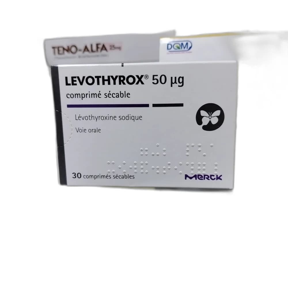 Levothyrox 50 µg per scored tablet