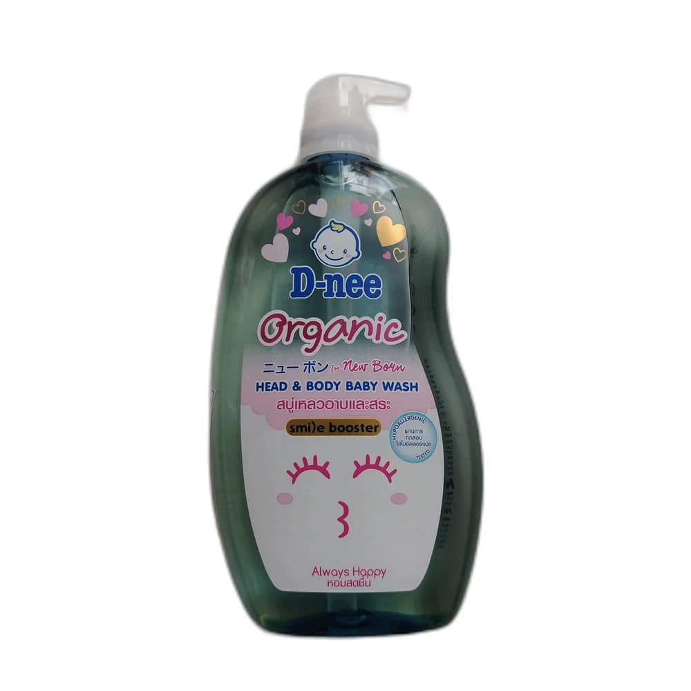 D-nee Organic Head & Body Baby Wash Smile Booster Smile Booster (for New Born) 800 mL