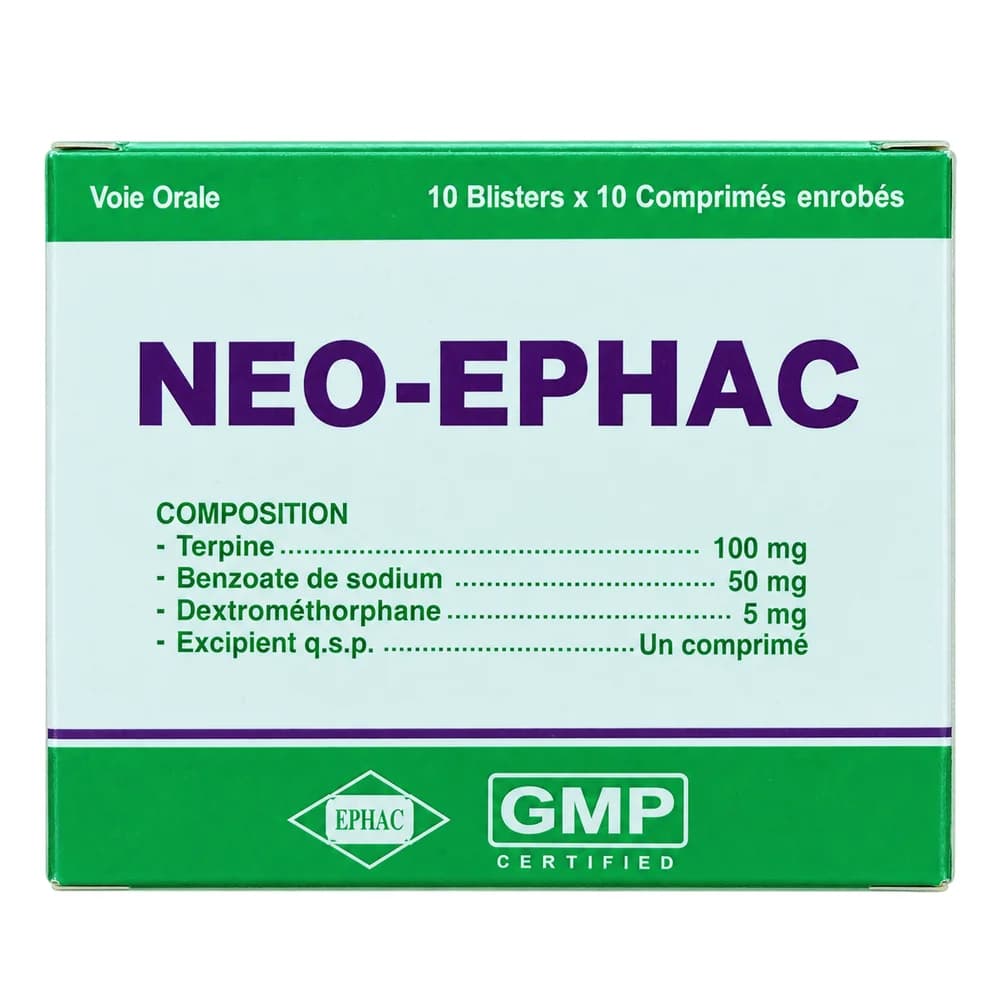 NEO-EPHAC 100 mg / 50 mg / 5 mg
