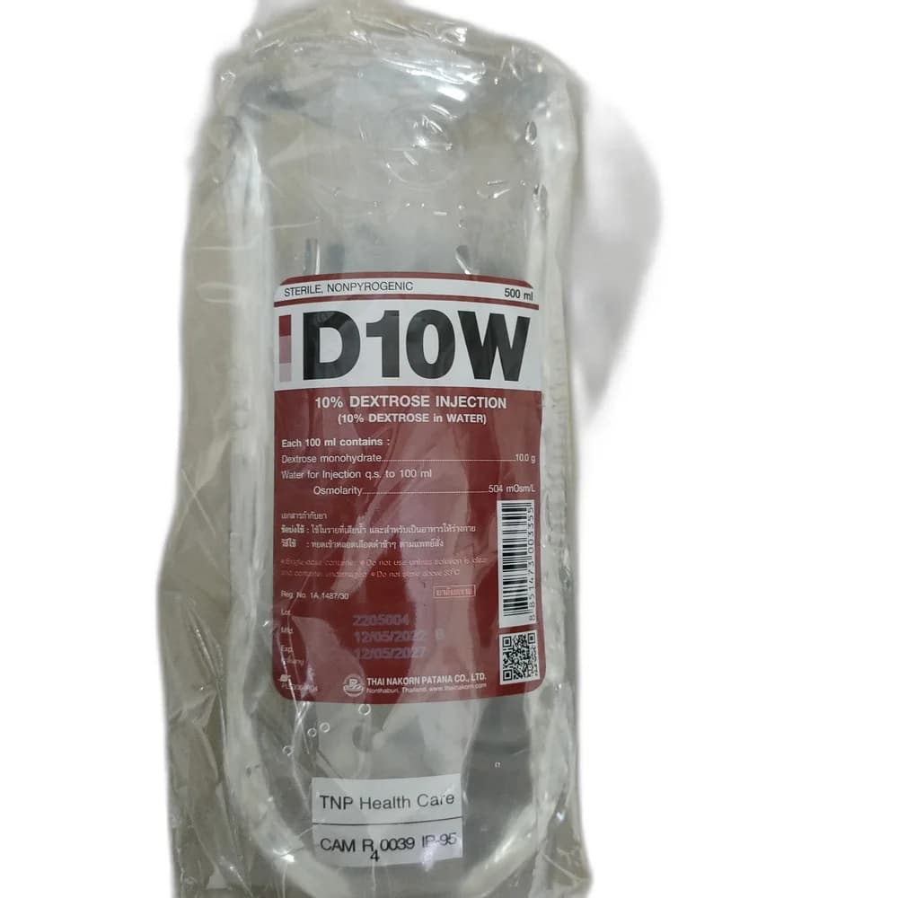 D10W 10% 500 mL
