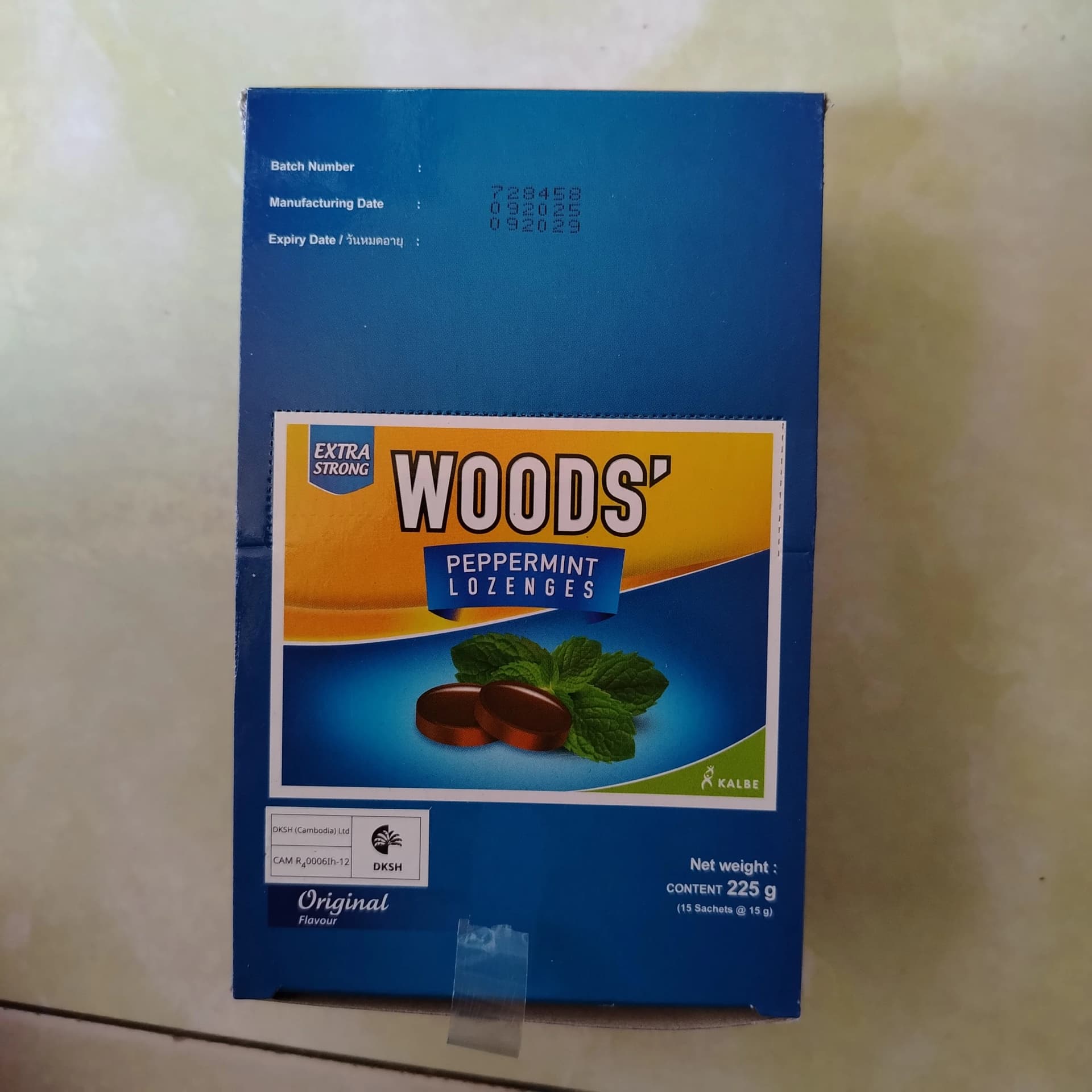Woods' Peppermint Lozenges Original