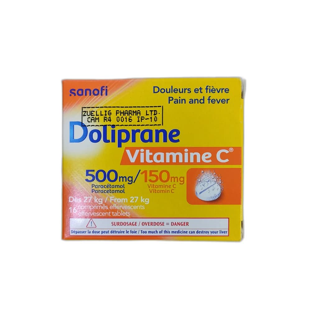 Doliprane Vitamine C 500 mg/150 mg