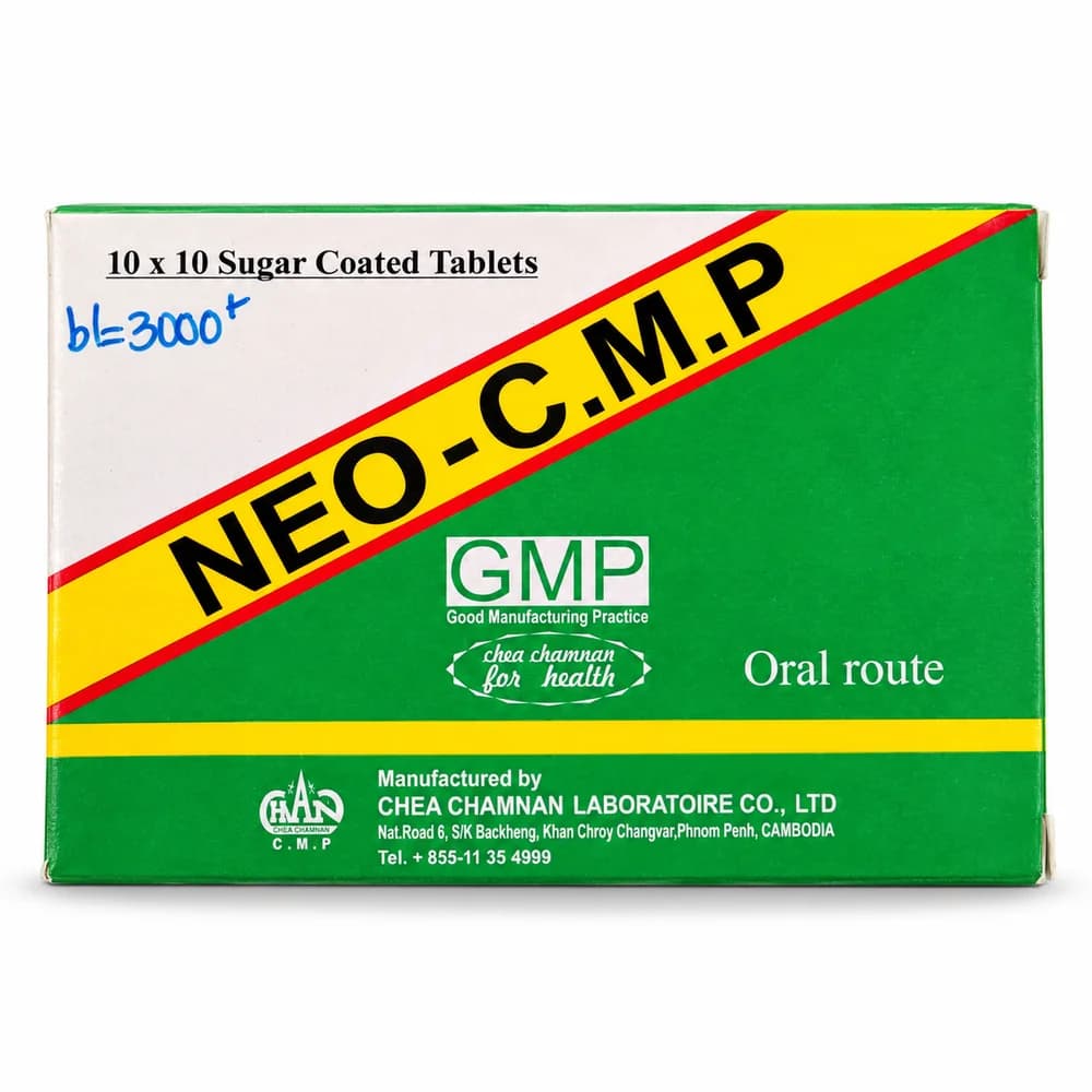 Neo-C.M.P Terpin hydrate 100 mg / sodium benzoate 50 mg / dextromethorphan HBr 5 mg