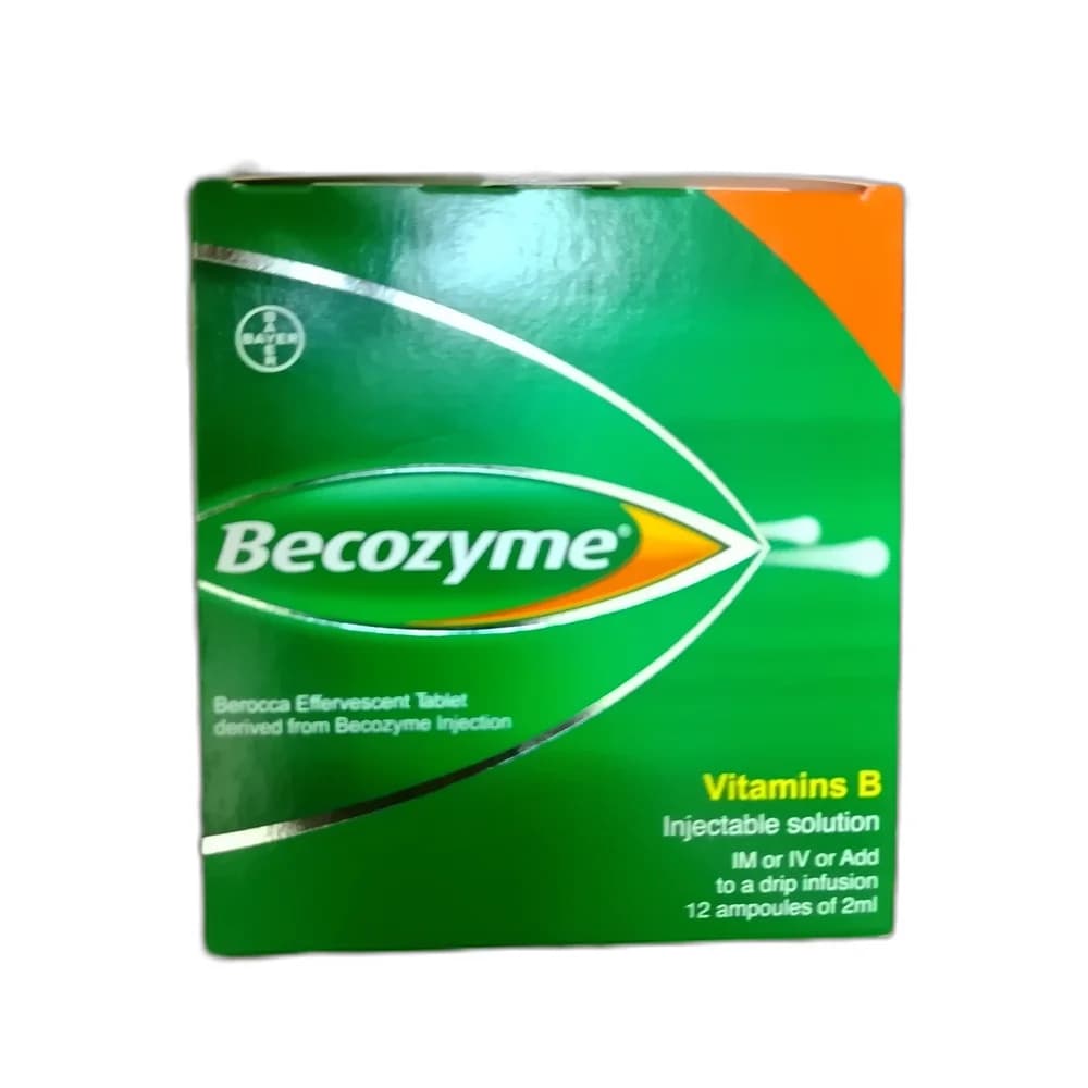 Becozyme 10 mg / 5.47 mg / 6 mg / 4 mg / 40 mg per 2 mL