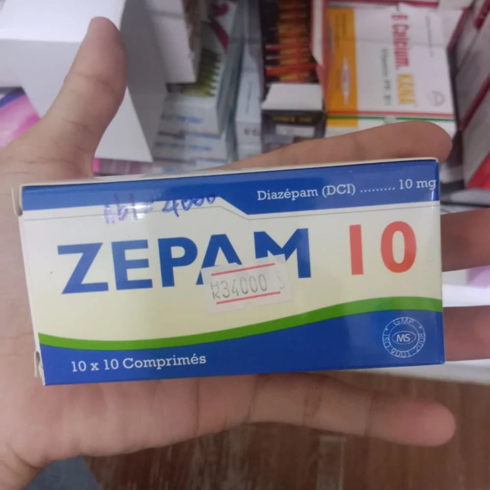 Zepam Diazepam 10 mg; 10 blisters × 10 tablets