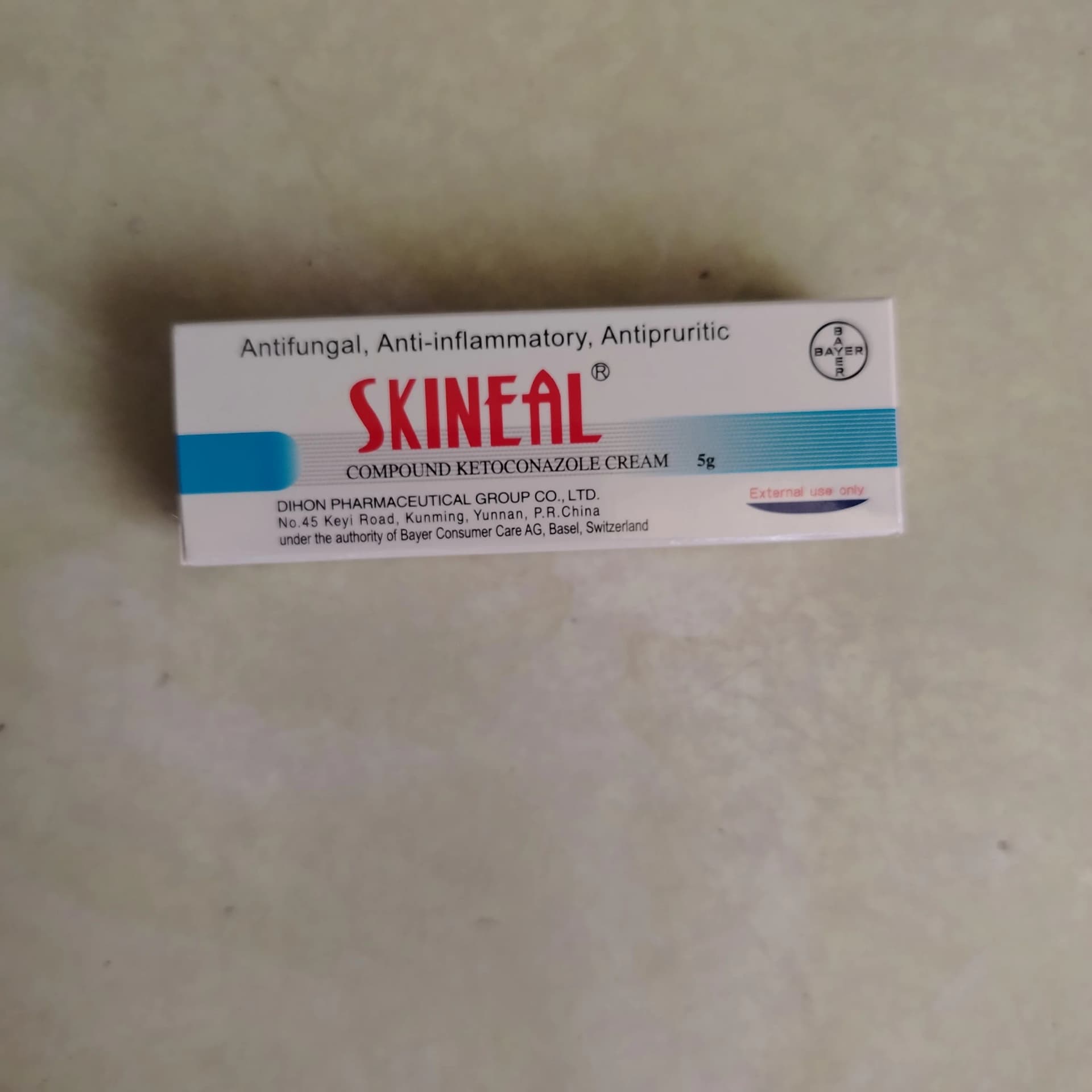 Skineal Ketoconazole 10 mg + Clobetasol Propionate 0.5 mg per gram / 5g