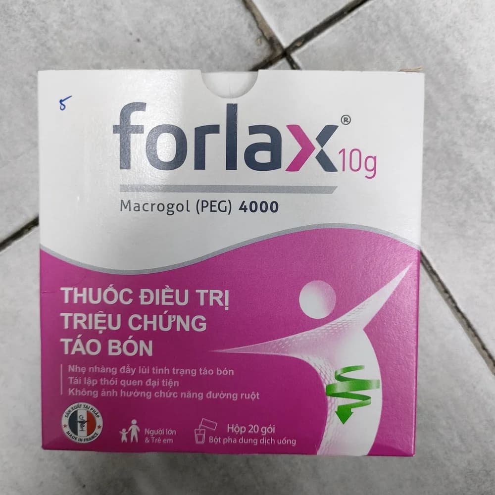 Forlax 10g Macrogol (PEG) 4000, 10 g per sachet