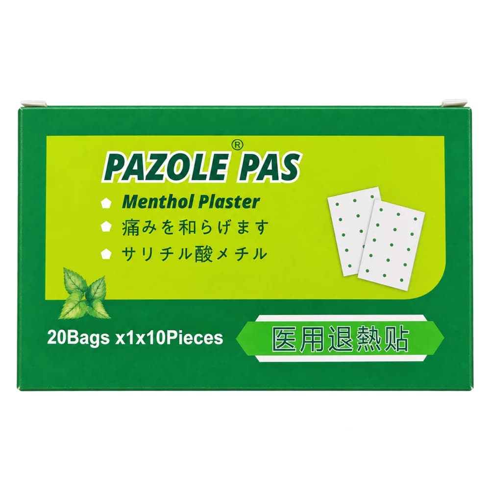 PAZOLE PAS Menthol Plaster 200 pieces