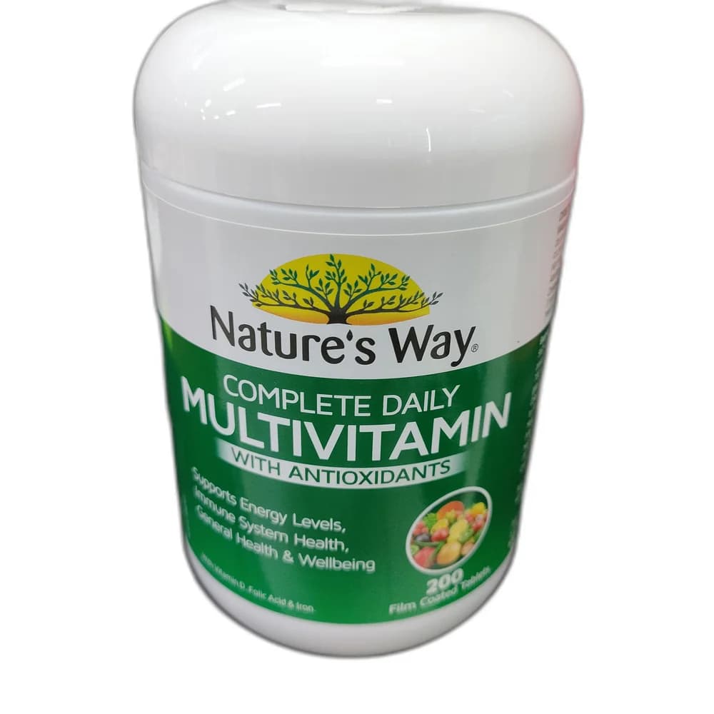 Nature's Way Complete Daily Multivitamin with Antioxidants 200 tablets