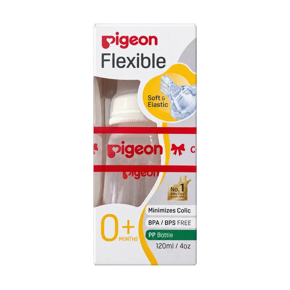 Pigeon Flexible PP Feeding Bottle 120 mL / 0m+