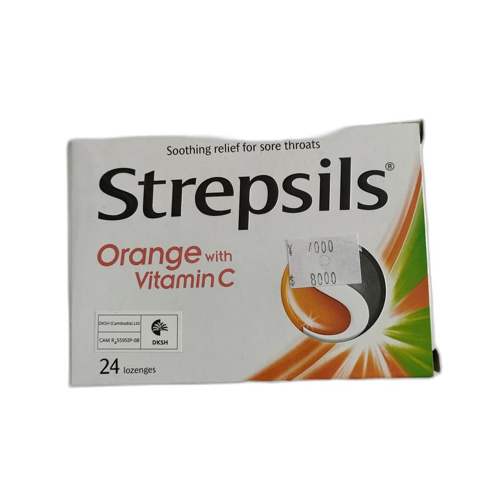 Strepsils Orange with Vitamin C