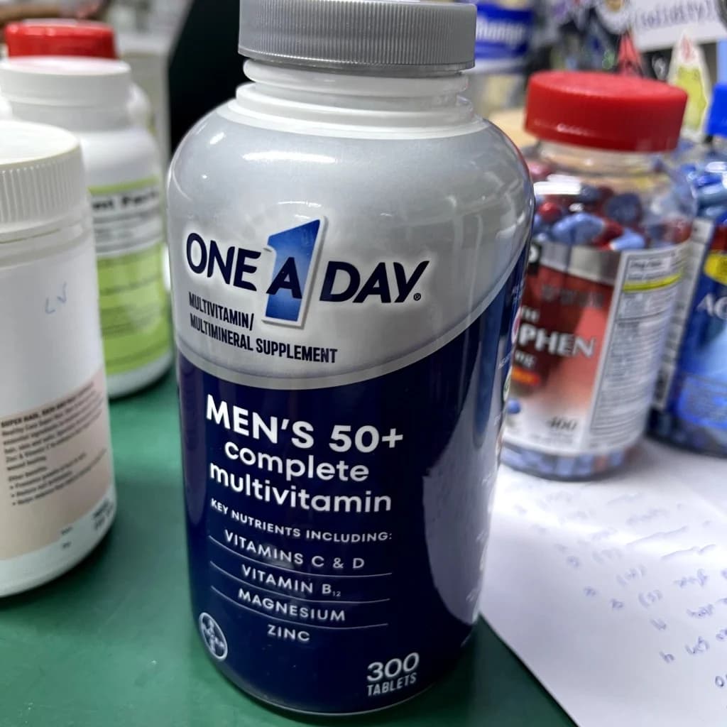 One A Day Men's 50+ complete multivitamin Not available