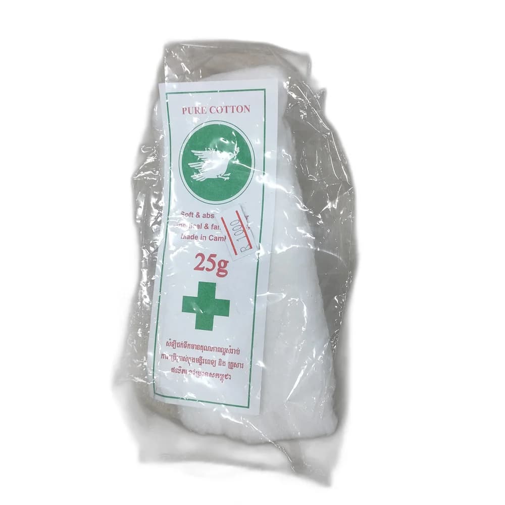 Pure Cotton for Medical & Family Use 25 g