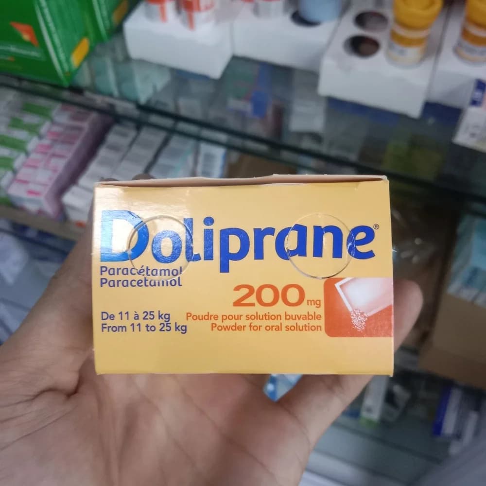 Doliprane Paracetamol 200 mg powder for oral solution