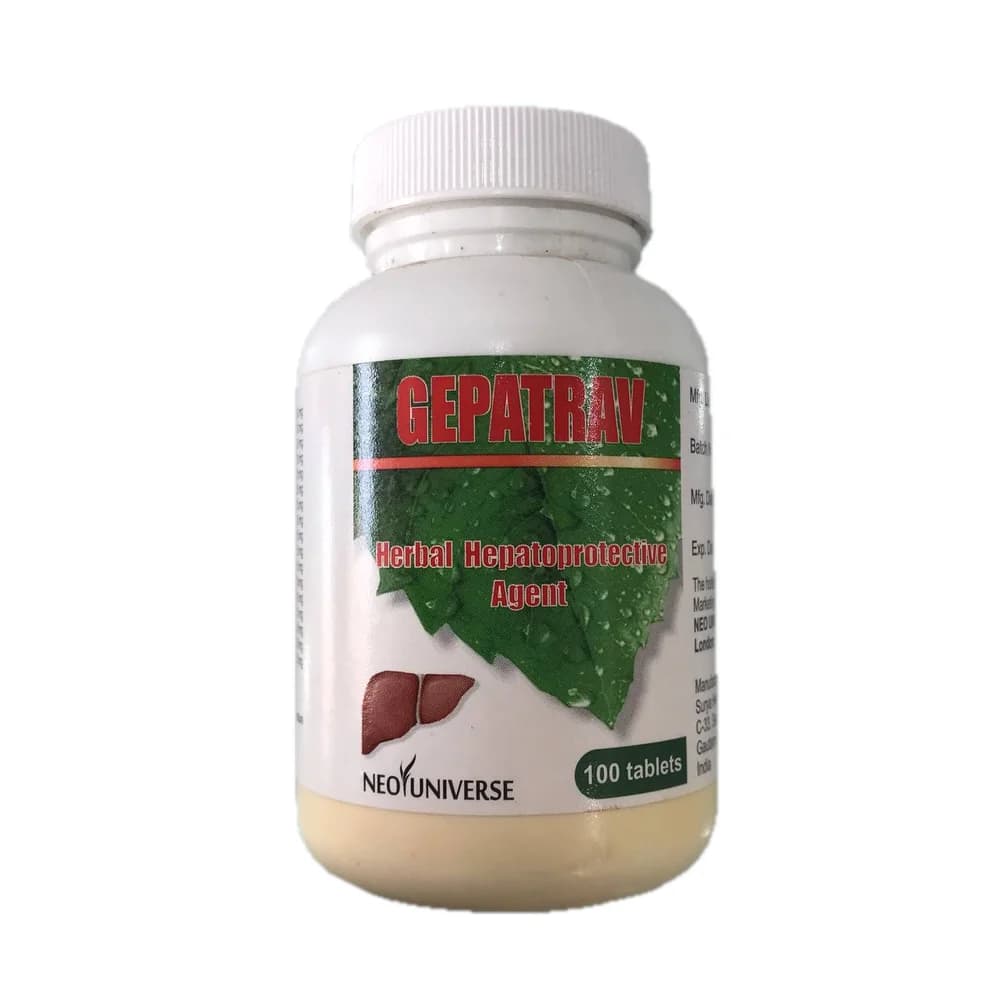 Gepatrav Polyherbal (17 herbs per tablet)