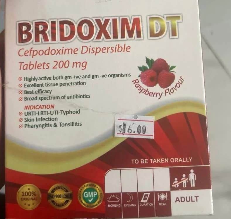 Bridoxim dt Cefpodoxime