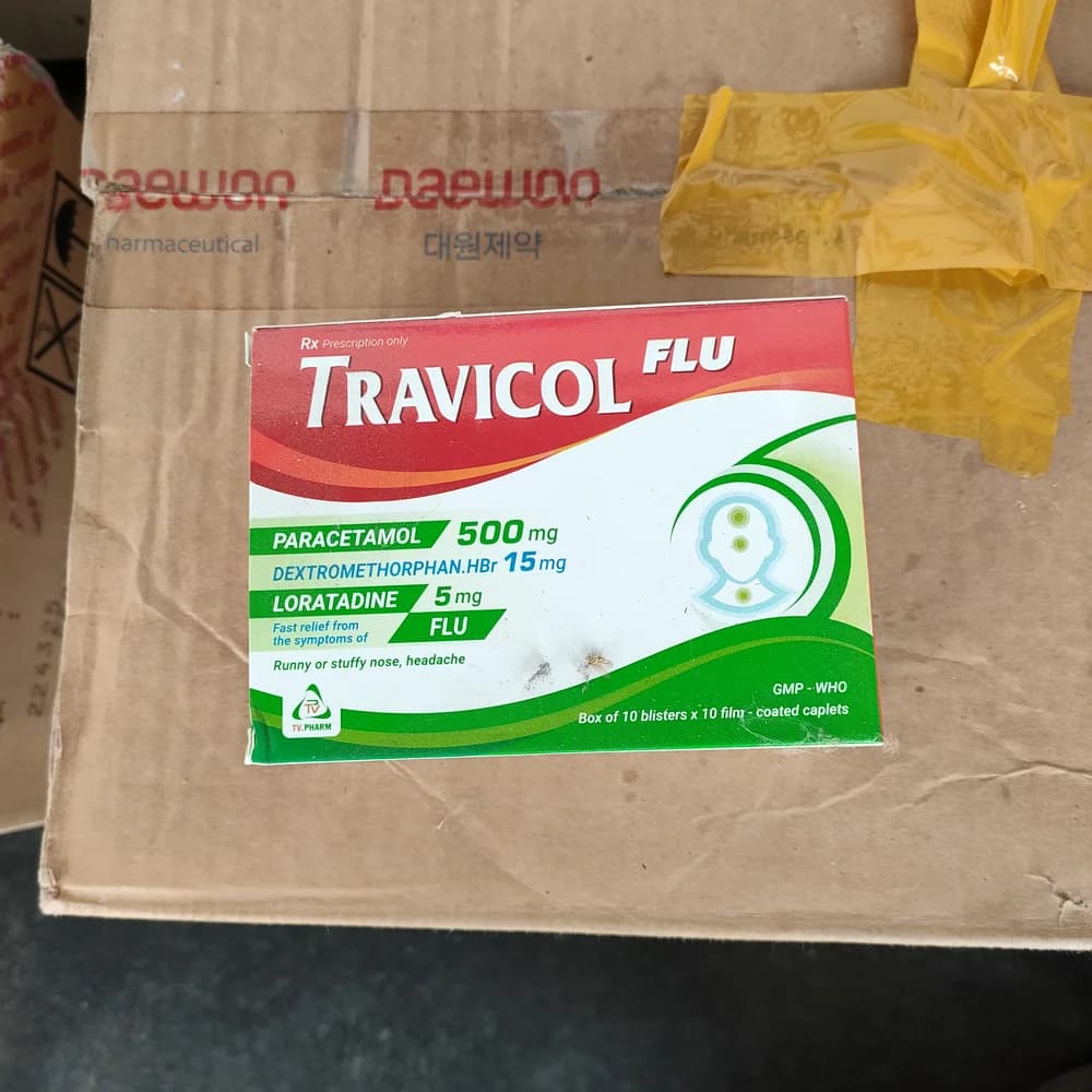 Travicol Flu 500 mg / 15 mg / 5 mg