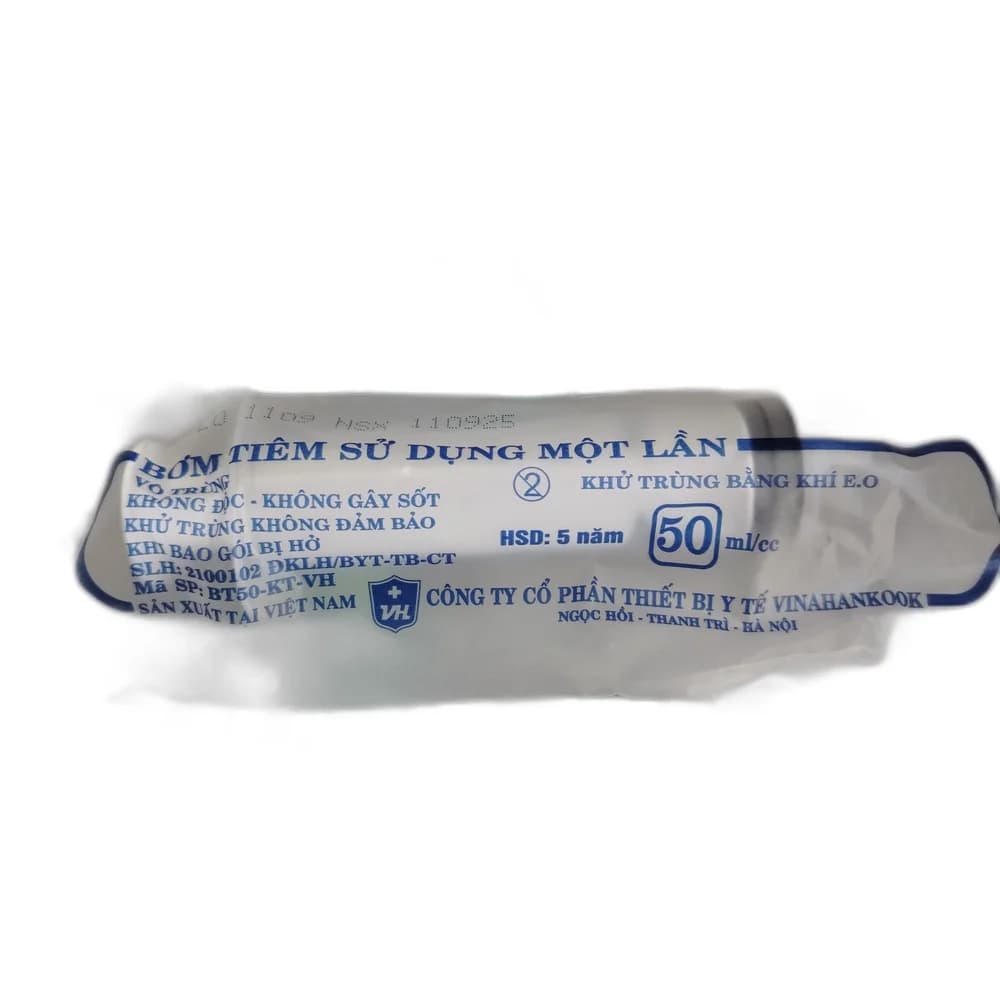 Vinahankook Disposable Syringe 50 mL Not available