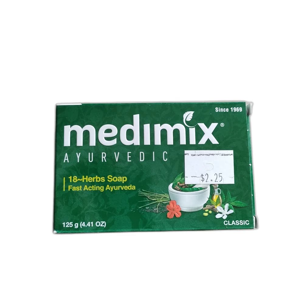 Medimix Ayurvedic Classic 18 Herbs Soap 18-herb Ayurvedic soap, 125 g
