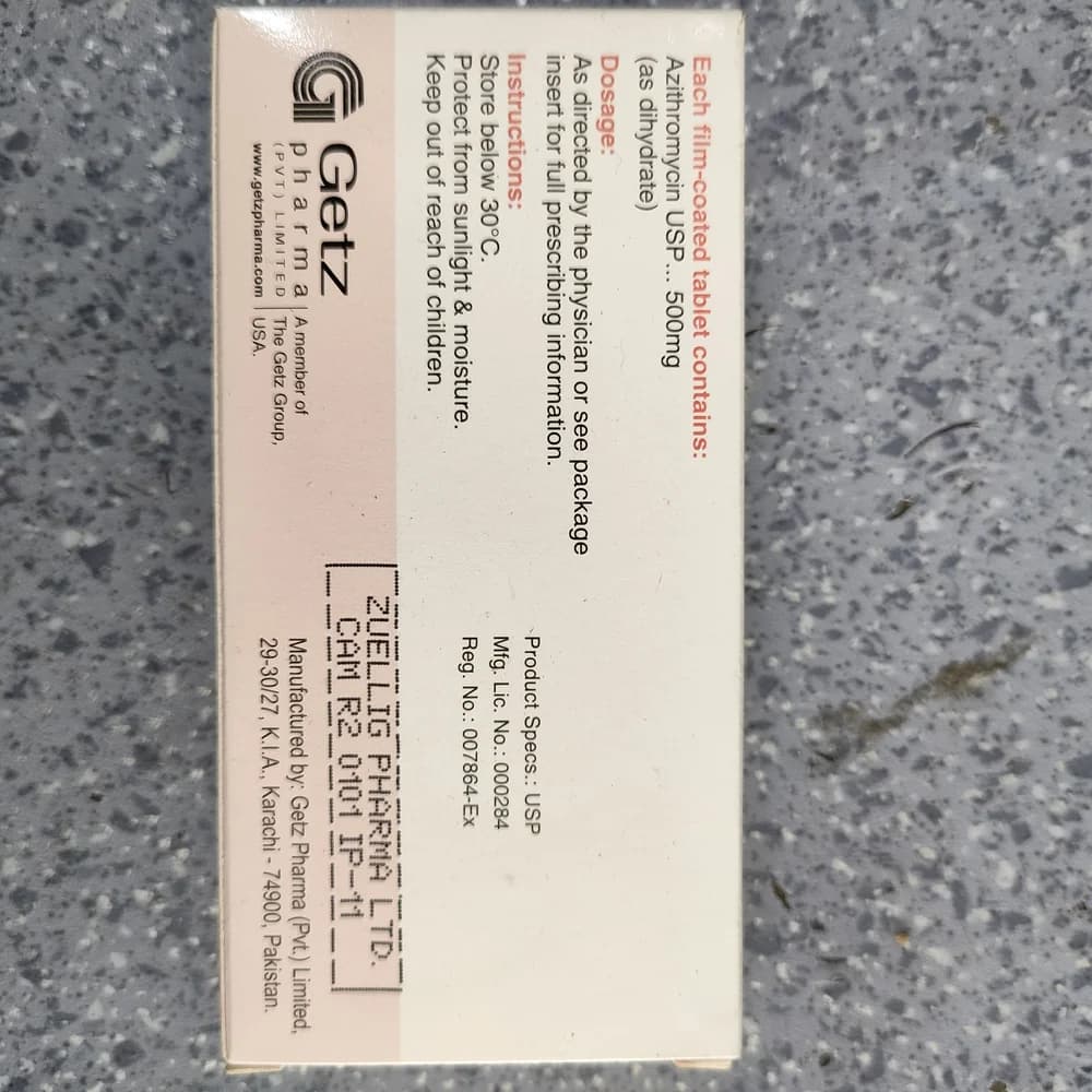 Zetro 500 mg