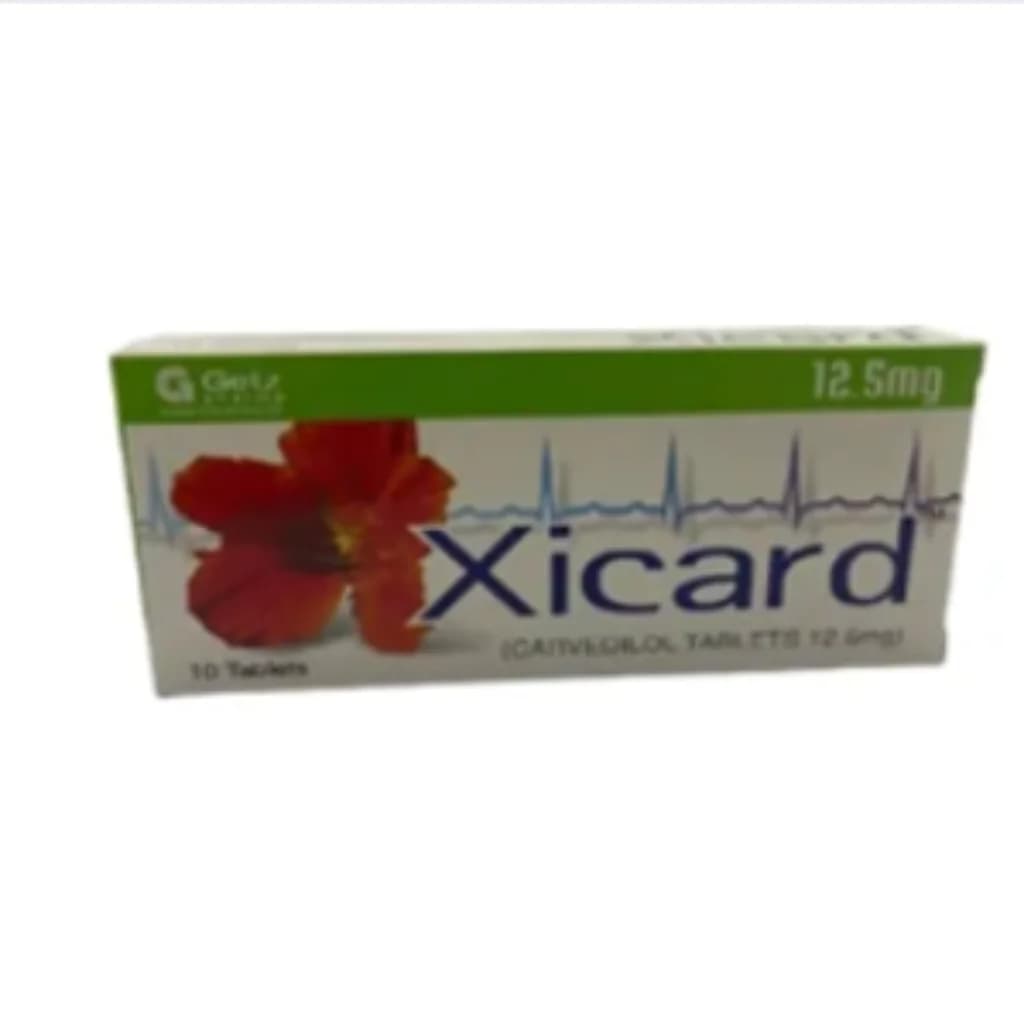 Xicard 12.5mg Tab (Carvedilol) 12.5mg