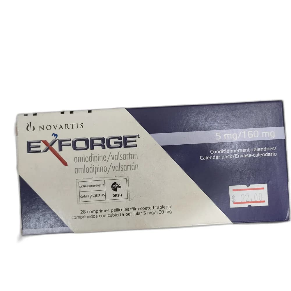 Exforge 5 mg / 160 mg
