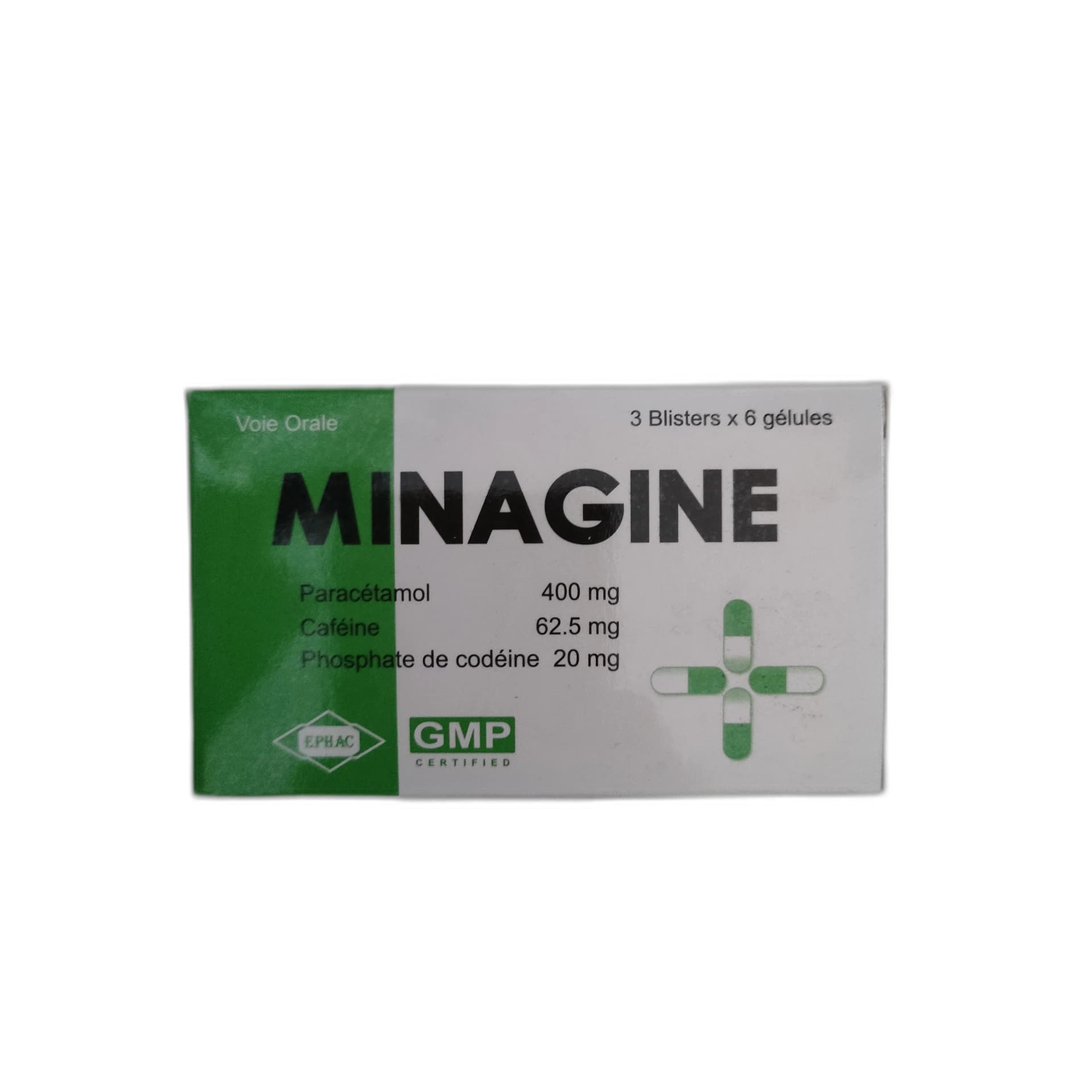 Minagine 400 mg / 62.5 mg / 20 mg