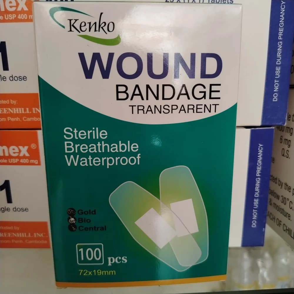 Kenko Wound Bandage Transparent 72 x 19 mm