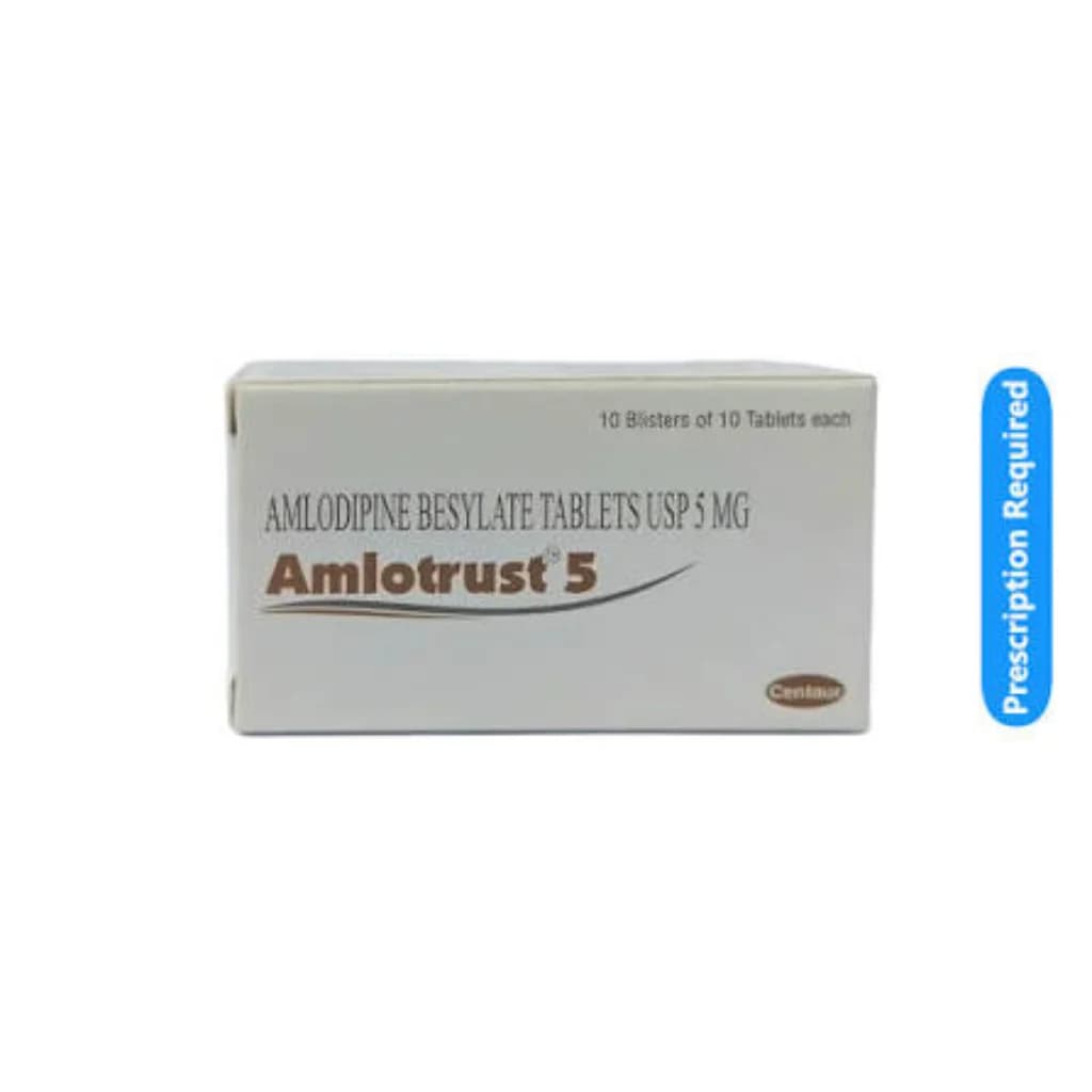 Amlotrust 5 Amlodipine 5 mg